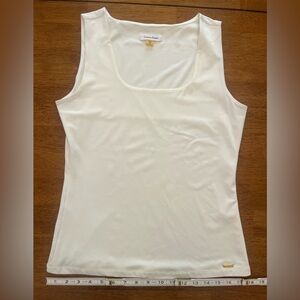 Calvin Klein Women's White Tank Top